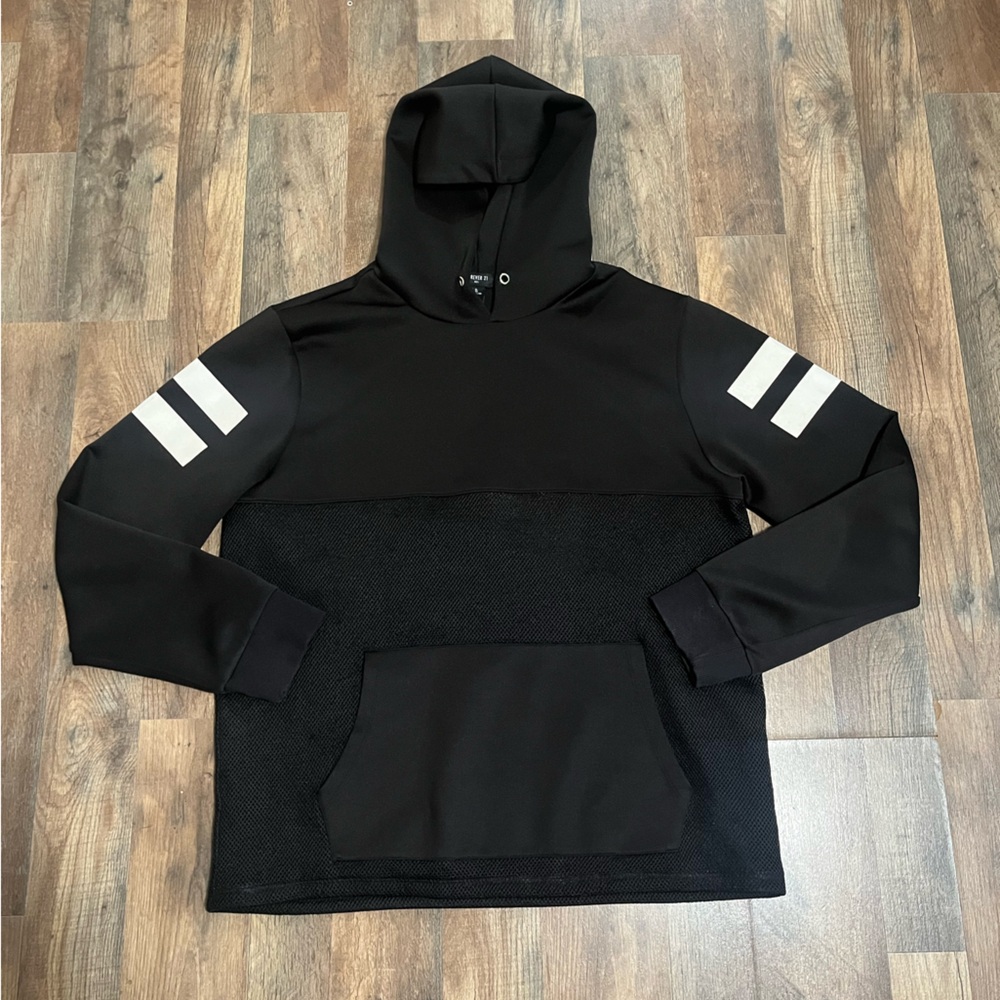 Forever 21 Black and White Hoodie